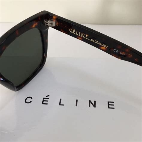 celine triomphe sunglasses real vs fake|How to spot fake Celine sunglasses. Real vs fake Celine.